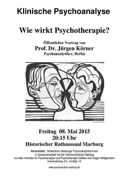 Plakat Veranstaltung Wie wirkt Psychotherapie
