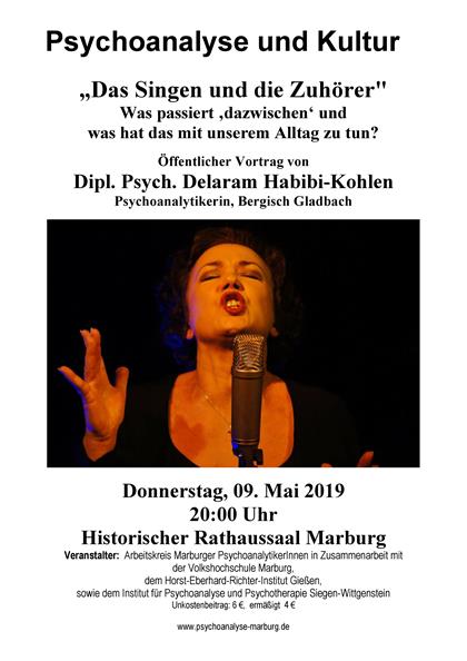 Plakat Veranstaltung Singen und Zuhörer